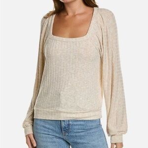 Michael Stars Polly Square Neck Top